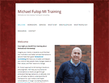 Tablet Screenshot of michaelfulopmitraining.com